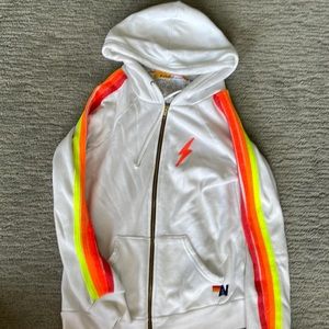 Aviator Nation small white hoodie